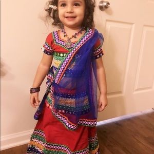 Indian dress for toddler girl